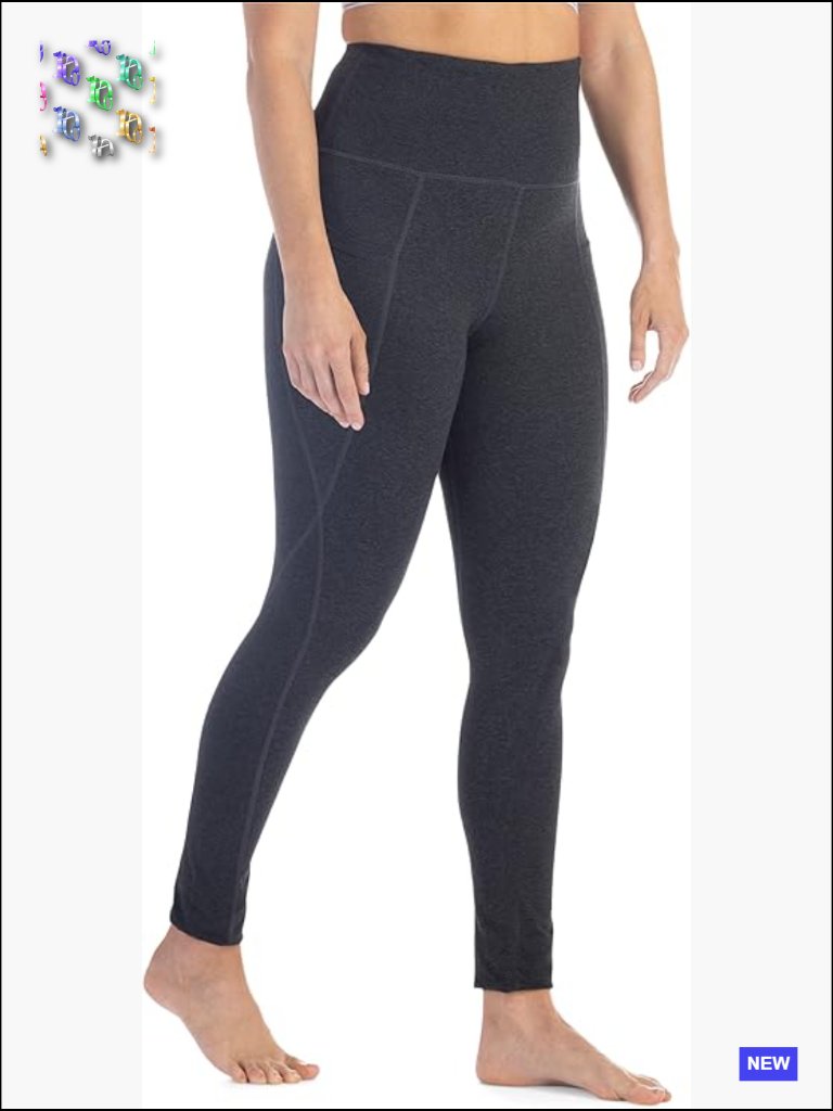 High Waist Yoga Legging With Pockets Ecofabric Active Wear Premium Comfort
